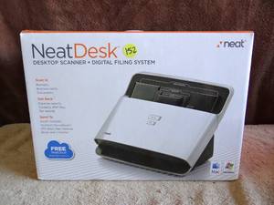 lot 152 image: Neat Desk ND-1000 Desktop Receipts Documents Color Scanner Digital Filing System