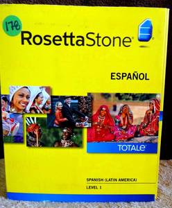 lot 178 image: Rosetta Stone Spanish (Latin America) Level 1 - SEALED