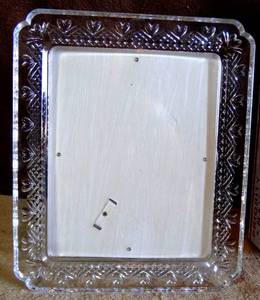 lot 206 image: BEAUTIFUL 10 X 13 WATERFORD CRYSTAL FRAME