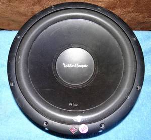 lot 215 image: Rockford Fosgate R2D4-12 Prime R2 DVC 4 Ohm 12-Inch 250 Watts RMS 500 Watts Peak Subwoofer