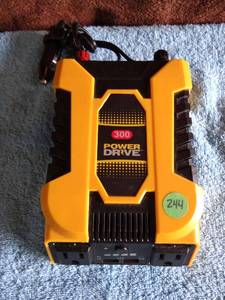 lot 244 image: PowerDrive PD300 Direct 300W Power Inverter