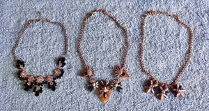 lot 247 image: J CREW NECKLACE COLLECTION - 3 DIFFERENT STYLES (X3)