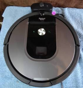 lot 296 image: iRobot Roomba 960 Robot Vacuum Wi-Fi Connected Mapping, Works with Alexa - $$$