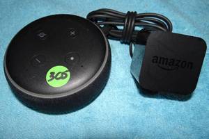 lot 305 image: Alexa Echo Dot 3rd Gen. Model D9N29T 12V