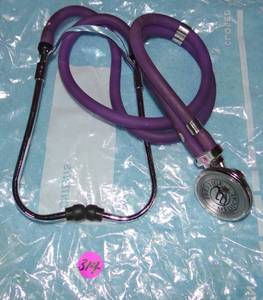 lot 314 image: Prestige Medical Clinical Lite Stethoscope Purple 31 Inch