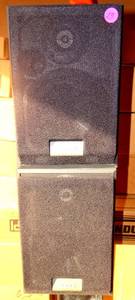 lot 13 image: Pair Of 100 Watt, 8 Ohm, Sony SS-MB100H Stereo Bookshelf Speakers Loudspeakers