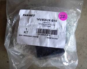 lot 22 image: Pan-Net CABLE MANAGER HARDWARE KIT WITH EOR CLAMP - NIP