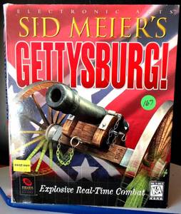 lot 167 image: Sid Meiers Gettysburg PC CD Windows 95 EA Firaxis Gettysburg 1997