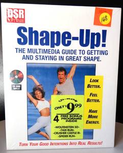 lot 168 image: DSR SOFTWARE - SHAPE UP WORKOUT DISK - NEWSEALED