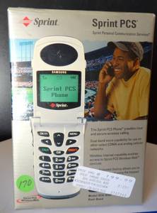 lot 170 image: SPRINT PCS MODEL SCH-8500 DUAL BAND PHONE IN OPEN BOX NEVER USED