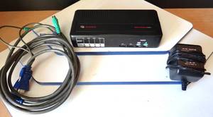 lot 179 image: AVOCENT 4PORT PS2 USB SWITCHVIEW MM1 KVM 4SVPUA10 $$$