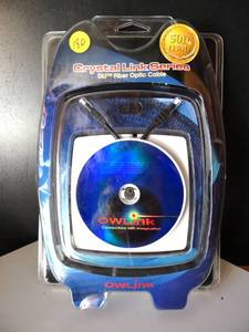 lot 180 image: CRYSTAL LINK SYSTEMS DLI FIBER OPTIC CABLE - NEWSEALED