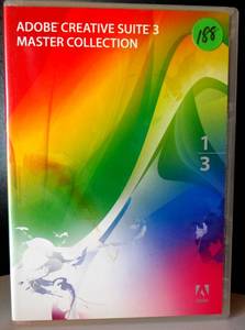 lot 188 image: Adobe Creative Suite 3 Master Collection Macintosh $$$