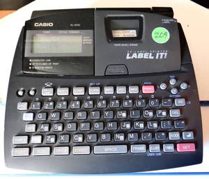lot 209 image: Casio KL-8100 EZ-Label Printer, Label It