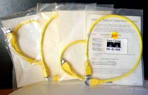 lot 213 image: CISCO CAB-GS-50CM CABLES - LOT OF 4 NIP
