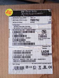 lot 216 image: Big $$$ Item - IBM Eserver 326m 1x AMD Opteron Dual Core 280 2.4GHz 1GB RAM 24x Cd ROM Gigabit Ethernet 1u Rack Server - NEWSEALED