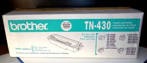lot 220 image: Genuine OEM NEW Brother TN-460 Toner Cartridge HL-1030 1230 1250 1435 1440 - NEWSEALED