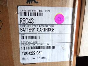 lot 238 image: BIG $$$ TICKET - DELL RBC43 Replacement Battery Cartridge