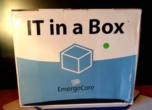 lot 239 image: EmergeCore IT-100 IT in a box - NEW IN BOX