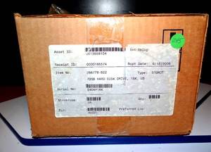 lot 245 image: 286778-B22-03 - HP 72.8GB 15000RPM Ultra-320 SCSI Hot-Pluggable LVD 80-Pin 3.5-inch Hard Drive - NEWSEALED