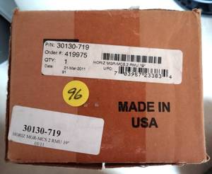 lot 96 image: Chatsworth 2U Single-Sided Universal Horizontal Cable Manager 30130-719, New