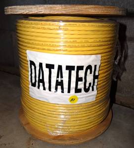 lot 111 image: DATATECH ELECTRONICS 186C 7STR BC OS CMP YELLOW - NEW SPOOL $$$