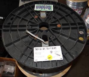 lot 114 image: Belden 734D1P 75 Ohm RG59U RG59 Coaxial Coax Cable 20AWG (PARTIAL ROLL OF ORIG 1000)