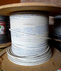 lot 118 image: Belden 6339Q8 18 AWG RG-6 Plenum QUAD SH Coax Cable - WHITE - 1000 Foot (PARTIAL)