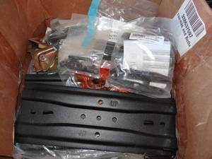 lot 129 image: BOX OF ASSORTED SERVER RACK HARDWARE - NEW