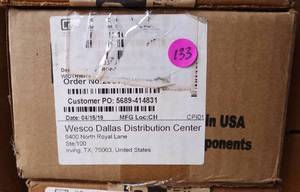 lot 133 image: CHATSWORTH 12100-718 Cable Runway Radius Drop Cross Member - NIB