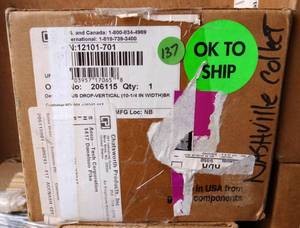 lot 137 image: CHATSWORTH PRODUCTS (CPI)  12101-701 Cable Runway Radius Drop, Stringer 1.25W Black - NIB