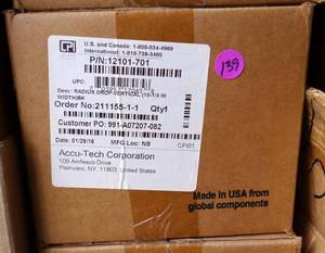 lot 139 image: Chatsworth 12101-701 Radius Drop 10 14 Black - NEW IN BOX