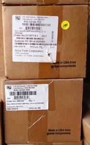 lot 141 image: CHATSWORTH Cable Runway Radius Drop, Cross Member, 11 in.W, Black MFR # 12100-712 (X2) NIB