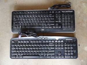 lot 267 image: COMPUTER KEYBOARDS - EMACHINE & HP