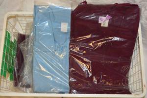 lot 92 image: Salon Shirts Zippered Front Size 54 and 56
