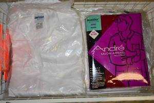 lot 220 image: Hollywood Uniforms White Size 42, and Andre XL Red Workshirt