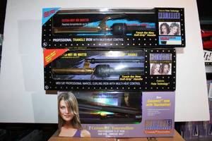 lot 58 image: Hot Tools Curling Irons, see pictures for sizes, 3 Total