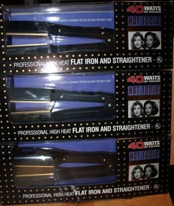 lot 141 image: Hot Tools Flat Irons, 3 Total