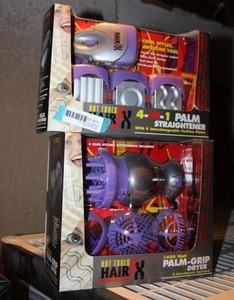 lot 272 image: Hot Tools 4-in-1 Palm Straightener and Palm Grip Dryer