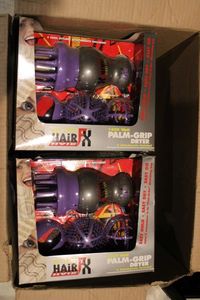 lot 279 image: Hot Tools 4-in-1  Palm Grip Dryer, 6 Total