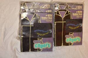 lot 470 image: Andre Capers Cant Change the World Change Your Hair Vests, 9 Total