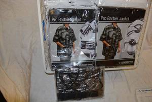 lot 555 image: Luxor Pro Barber Jacket, 23 Total (21 XL, 1 M, 1 L)