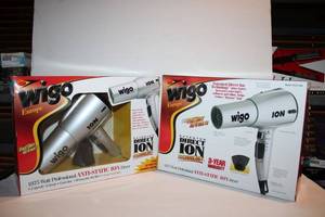 lot 82 image: Wigo Anti-Static Ion Dryer Model WG5106, 2 Total