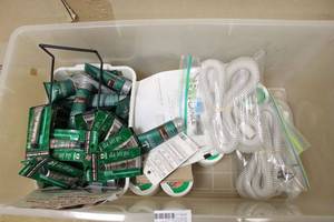 lot 426 image: Moustache Wax, Clubman Hair Gel, Molding Paste, and 8 Ft. Tubes