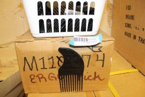 lot 312 image: Black Hair Picks and Combs