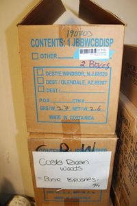 lot 437 image: 2 Boxes of Costa Rican Woods Brushes