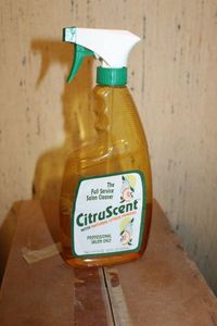 lot 673 image: Citruscent Salon Cleaner Spray Bottles, 3 Dozen