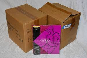 lot 577 image: Andre Salon Apparel Cover Up #9600, 2 Boxes of 18