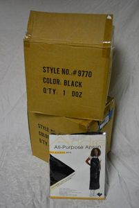 lot 615 image: Andre All Purpose Aprons, #9770,  2 Boxes