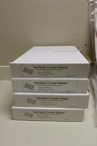 lot 996 image: 4 Nail Polish Counter Displays